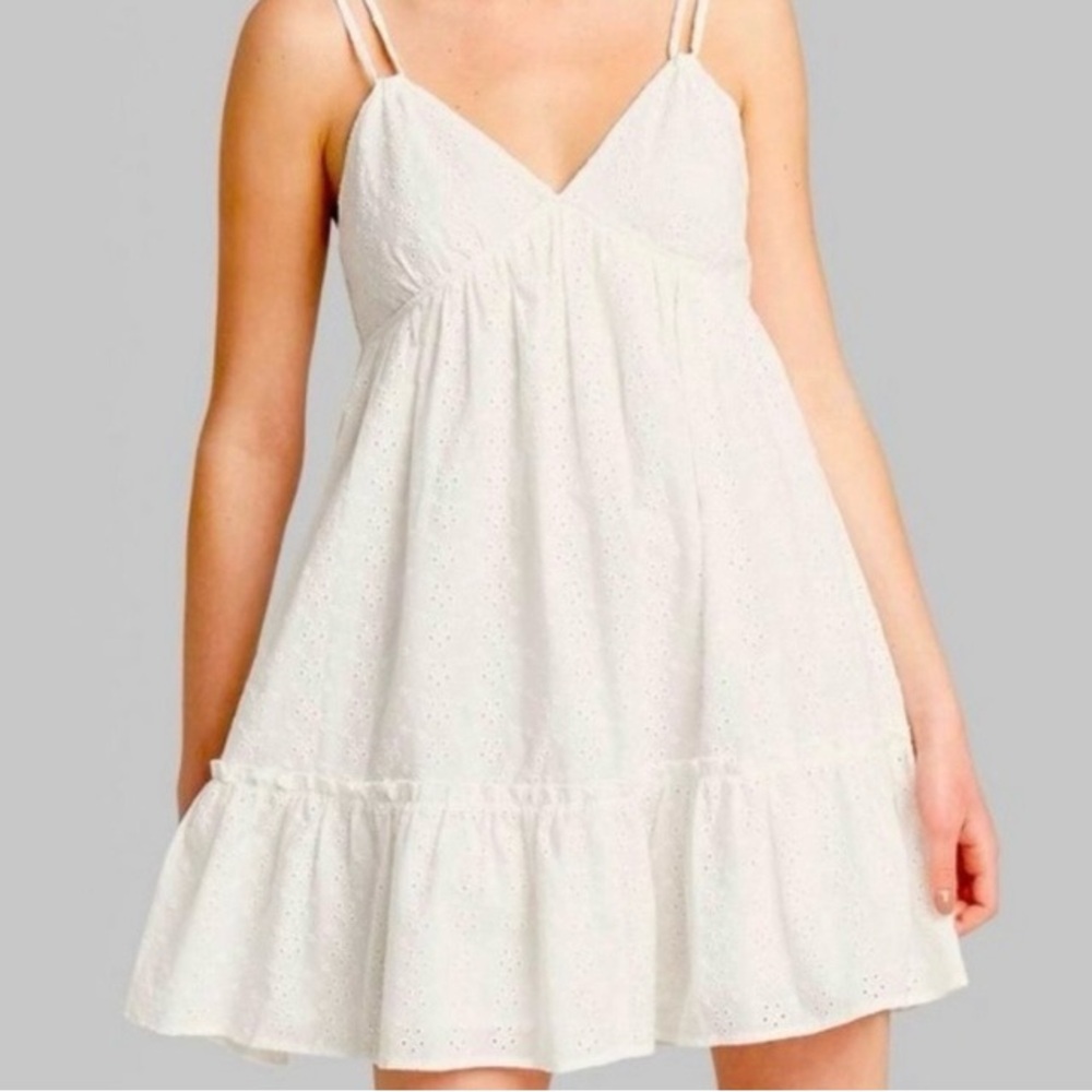 Wild Fable white eyelet sun dress
